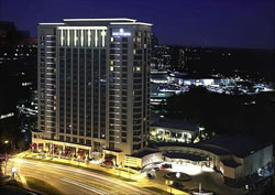 night image of intercontinental buckhead hotel atlanta georgia